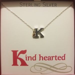 Sterling Silver Initial Necklace